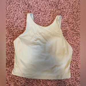 Lululemon high neck align tank - creamy mint - size 8